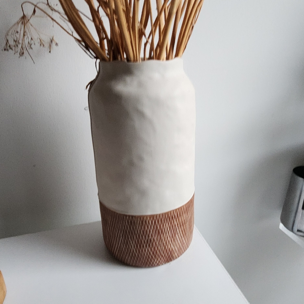 Ceramic clay vase